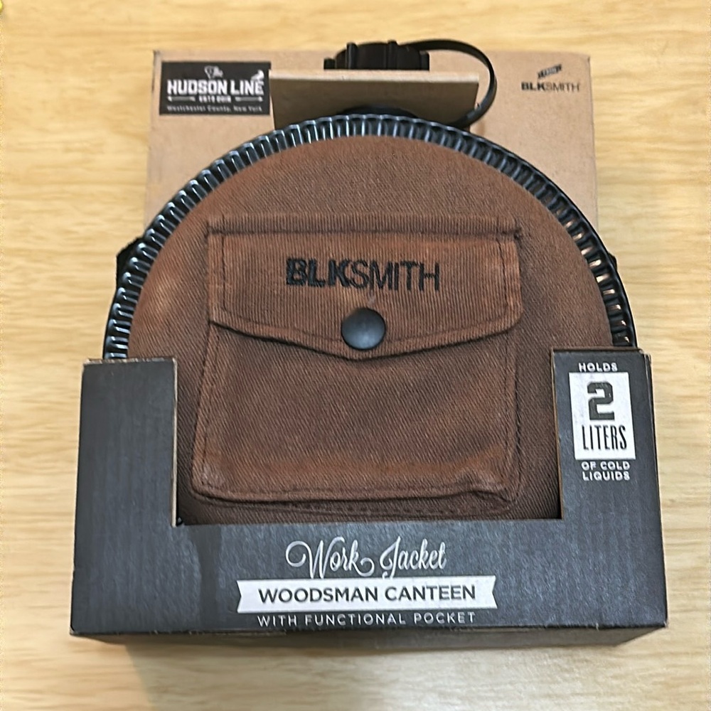 The Hudson Line Work Jacket Woodsman Canteen with Functional Pocket